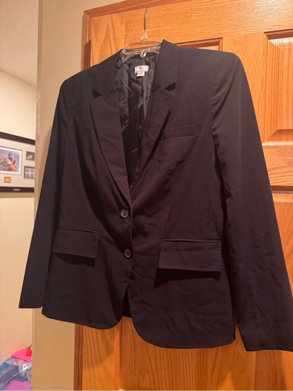Worthington Black Women's Two-Button Blazer
